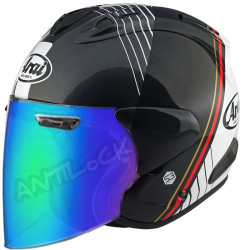 ARAI JET SZ-R VAS EVO TEMU + VISIÈRE MIROIR VERT