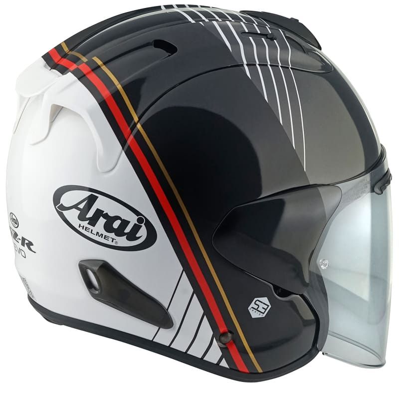 ARAI JET SZ-R VAS EVO TEMU + VISIÈRE MIROIR VERT