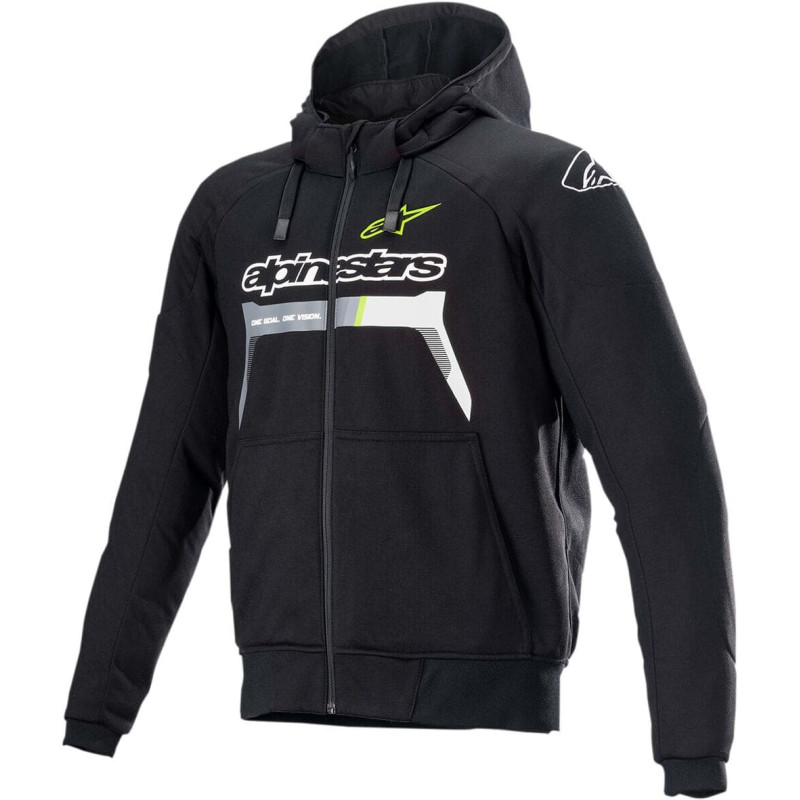 ALPINESTARS VESTE CHROME SPORT - NOIR/JAUNE
