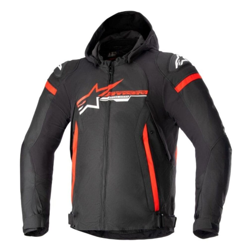 ALPINESTARS BLOUSON ZACA WATERPROOF - NOIR/ROUGE