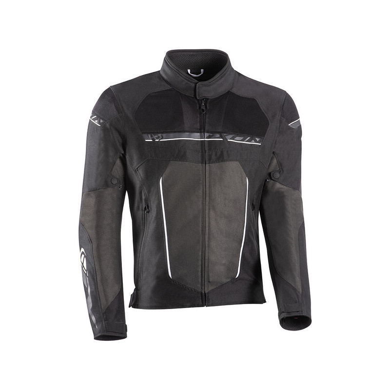 IXON BLOUSON TEXTILE T-REX - NOIR/BLANC/GRIS