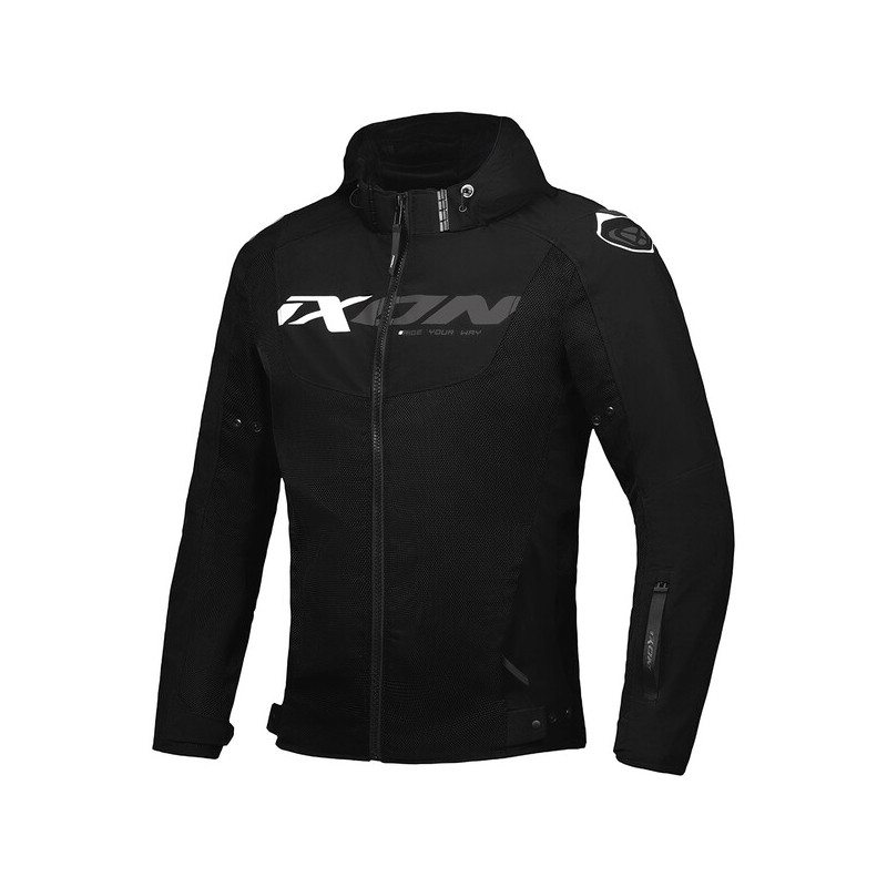 IXON BLOUSON FIERCE - NOIR/BLANC/GRIS