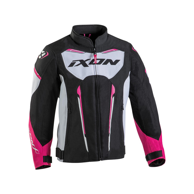 IXON BLOUSON STRIKER AIR K L - NOIR/FUCHSIA