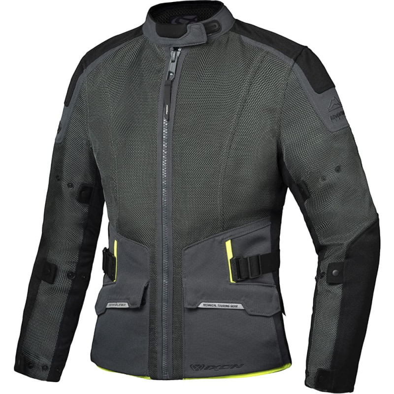 IXON VESTE M-NJORD - NOIR/JAUNE/VERT