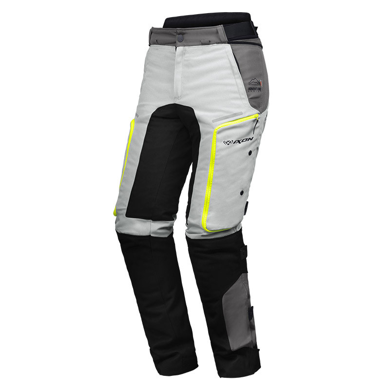 IXON PANTALON VIDAR - NOIR/GRIS/JAUNE