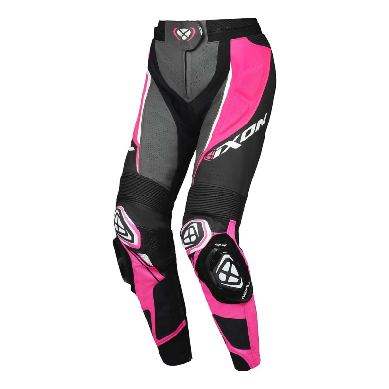 IXON PANTALON VORTEX 3 LADY - NOIR/BLANC/ROSE