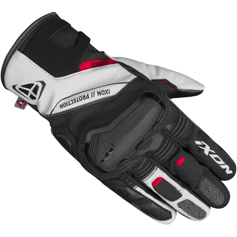 IXON GANTS PRO KNARR - NOIR/GRIS/ROUGE
