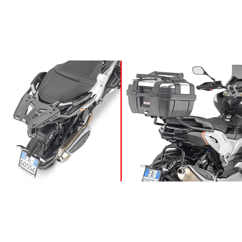 GIVI SUPPORT TOP CASE MONOLOCK OU MONOKEY PEUGEOT  XP400 GT / XP40 '23 (SR8102)