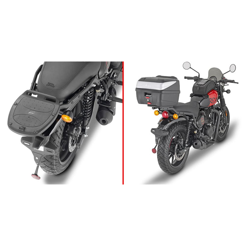 GIVI SUPPORT TOP CASE MONOLOCK ROYAL ENFIELD HNTR 350 '22 (SR9056)
