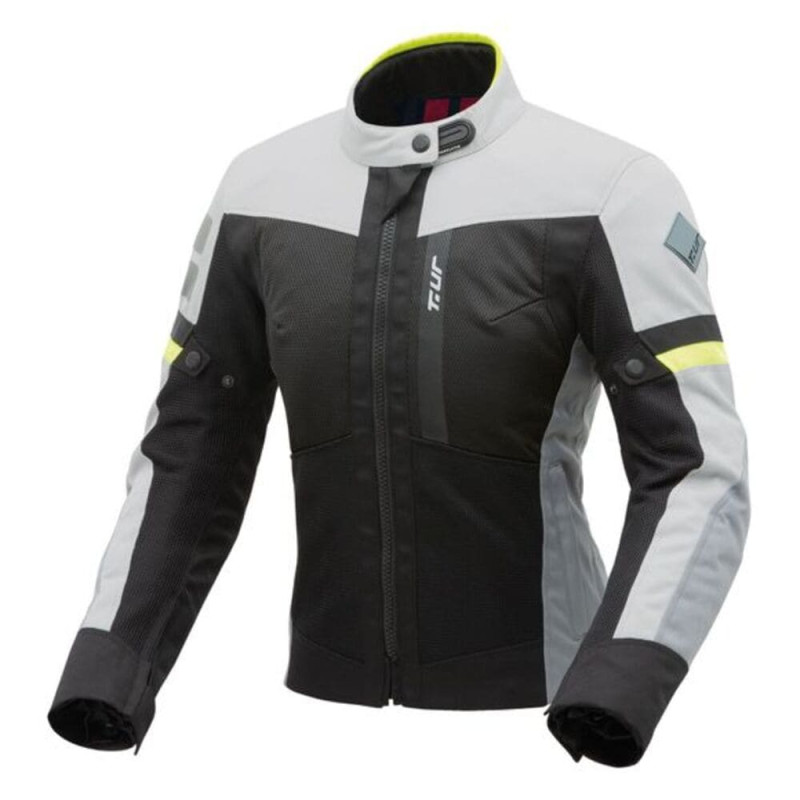 T.UR VESTE ETNA HYDROSCUD® LADY - NOIR/BLANC