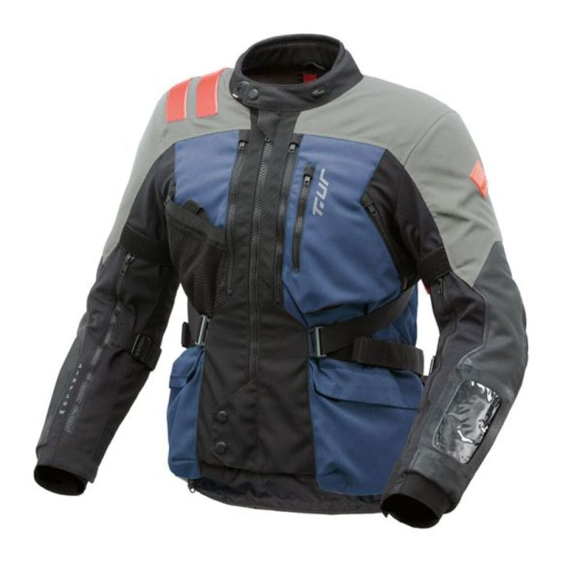 T.UR VESTE ROADBOOK HYDROSCUD® - BLEU/GRIS