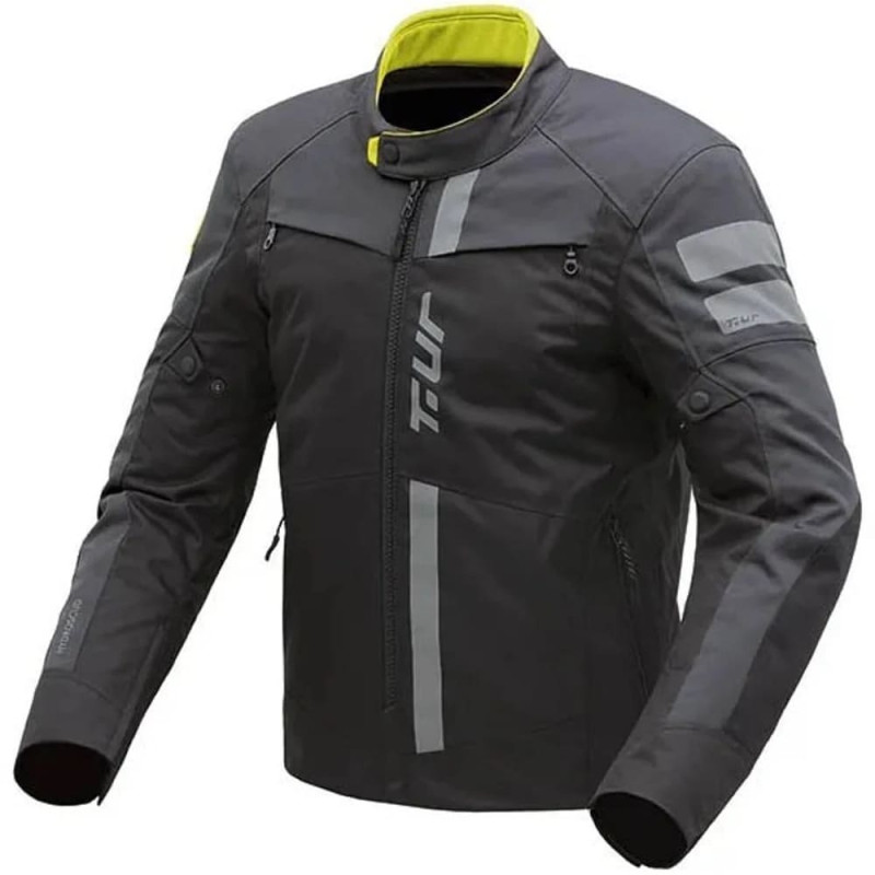 T.UR VESTE TASMANIA HYDROSCUD® - NOIR/GRIS