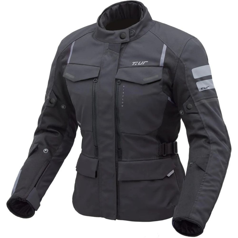 T.UR VESTE LAPLAND HYDROSCUD® - GRIS/NOIR