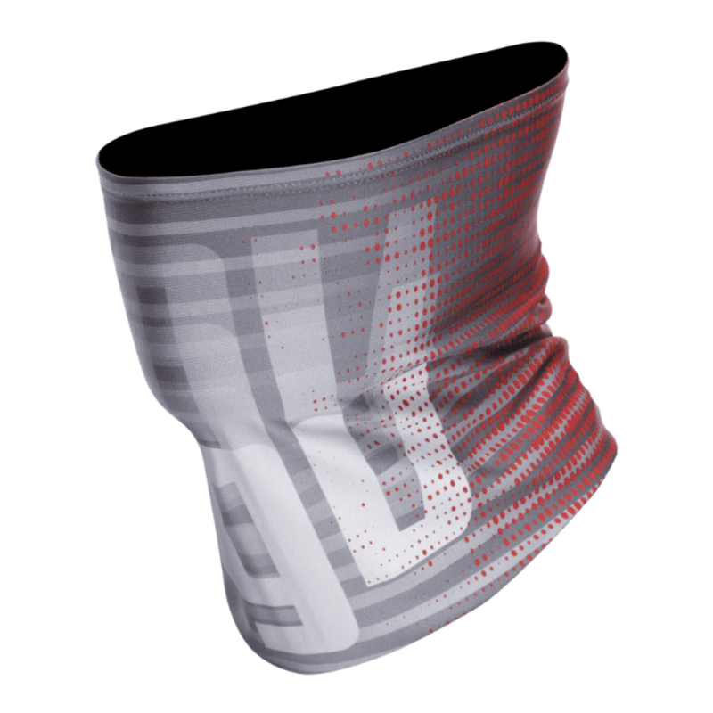 DAINESE TOUR DE COU NECK GAITER - GRIS/ROUGE