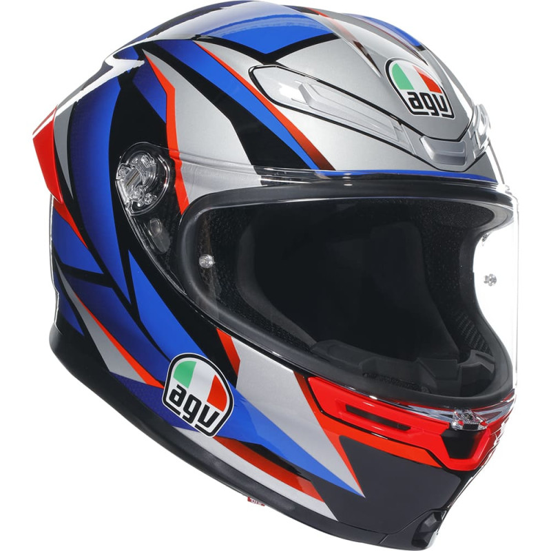 AGV CASQUE K6 S SLASHCUT - NOIR/BLEU/ROUGE