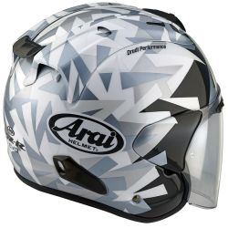 ARAI JET SZ-R VAS EVO MIMESIS BLANC + VISIÈRE MIROIR BLEU