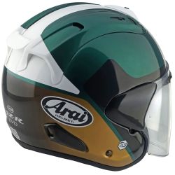ARAI JET SZ-R VAS EVO LEGANTE VERT + VISIÈRE MIROIR BLEU