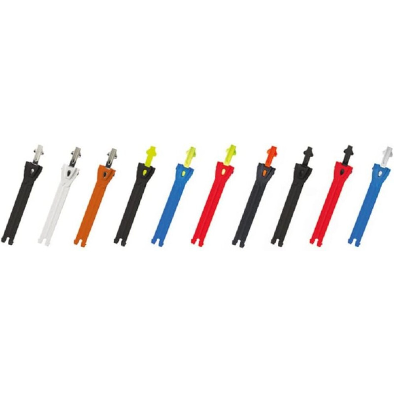 TCX BANDE DE FERMETURE AVEC TIRANT EN ALUMINIUM 17 CM - NOIR