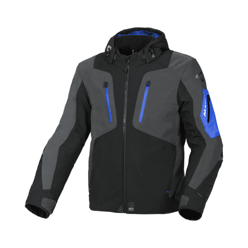 MACNA VESTE ANGLE - NOIR/BLEU