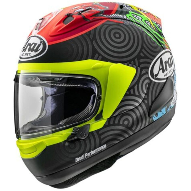 ARAI CASQUE RX-7V EVO TATSUKI - NOIR/ROUGE/JAUNE