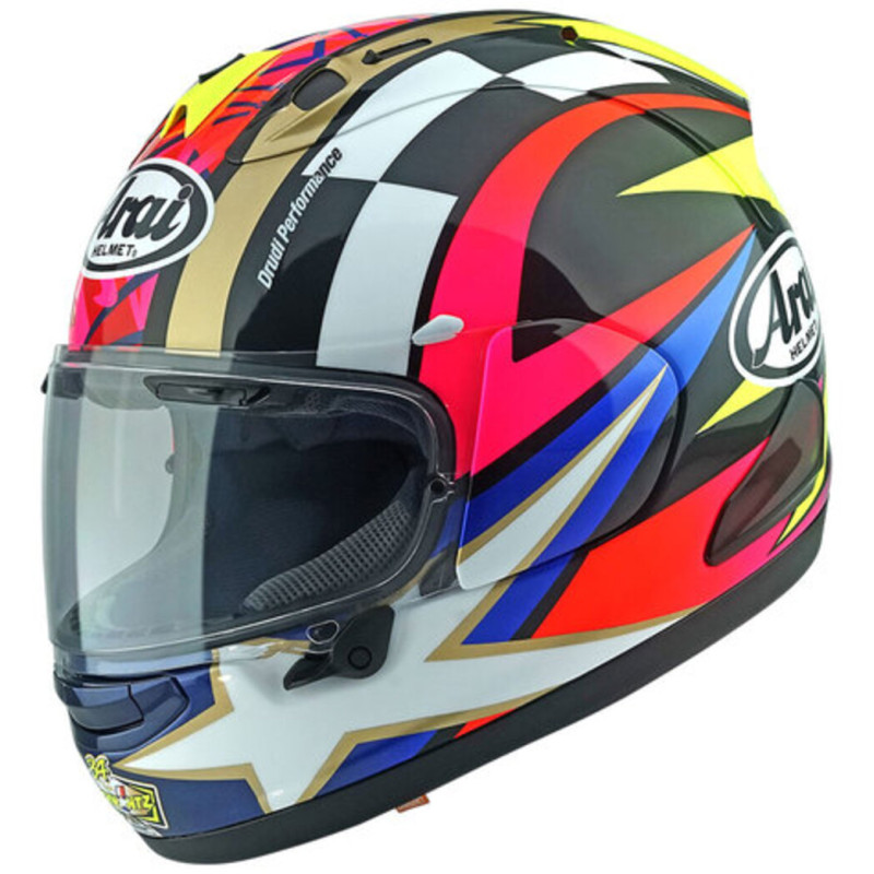 ARAI CASQUE RX-7V EVO SCHWANTZ 30 - BLEU/BLANC/ROUGE