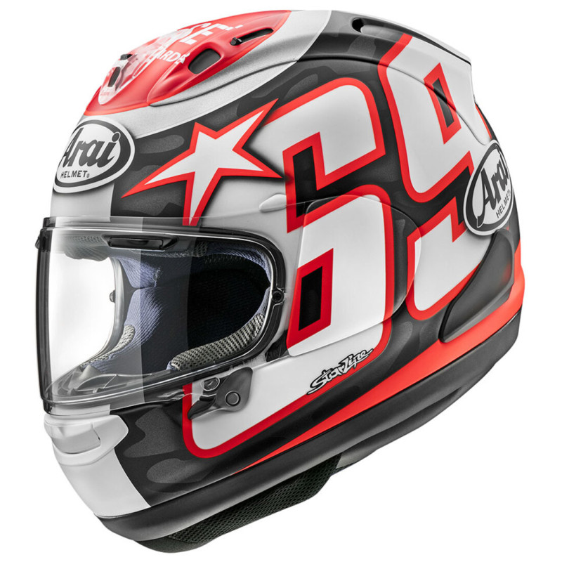 ARAI CASQUE RX-7V EVO NICKY RESET - NOIR/ROUGE/BLANC
