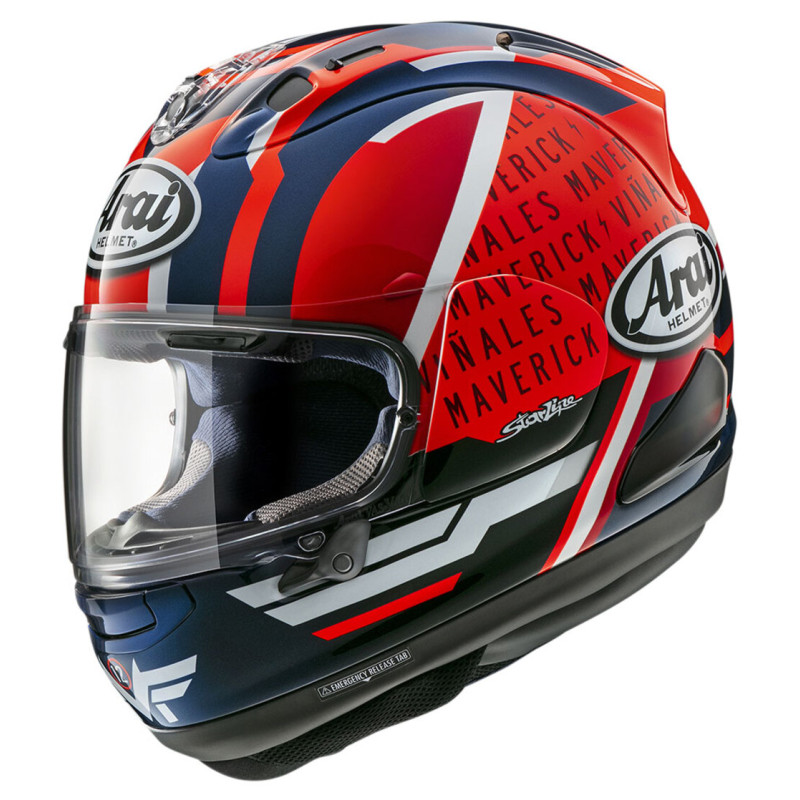 ARAI CASQUE RX-7V EVO MAVERICK 2023 - NOIR/ROUGE/BLEU