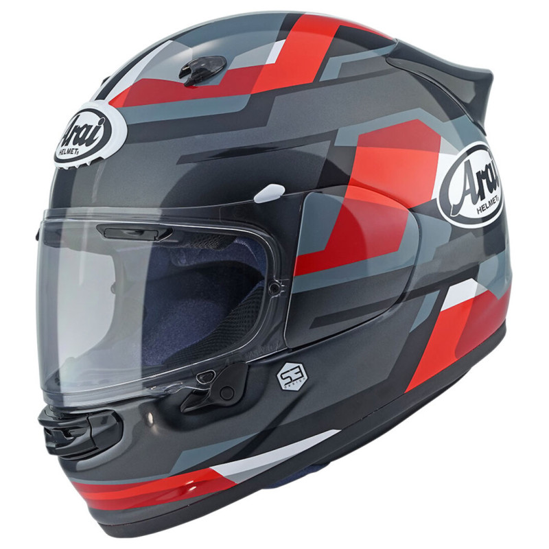 ARAI CASQUE QUANTIC ABSTRACT - ROUGE