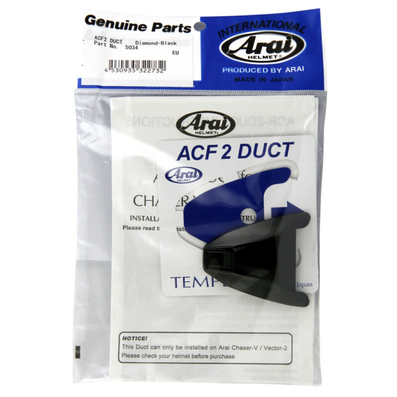 ARAI VENTILATION SUPÉRIEURE AVANT AIR CONDUCTOR FRONT-2 DIAMOND POUR CHASER-V/CHASER-V PRO - NOIR