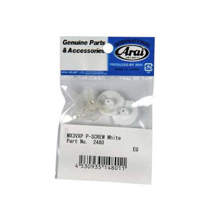 ARAI KIT VIS DE VISIERE POUR CASQUES MX-V/VX-3/VX-Pro Jr/PENTA