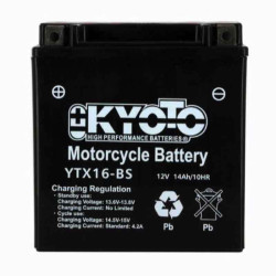 KYOTO BATTERIE GTX16-BS AGM - AVEC PACK ACIDE (INCLUS)