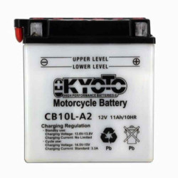 KYOTO BATTERIE YB10L-A2 AGM - AVEC PACK ACIDE (INCLUS)