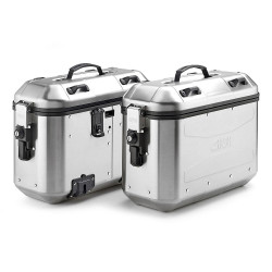 GIVI PAIRE DE VALISES DOLOMITE ALU 36L MONOKEY (DLMK36APACK2)