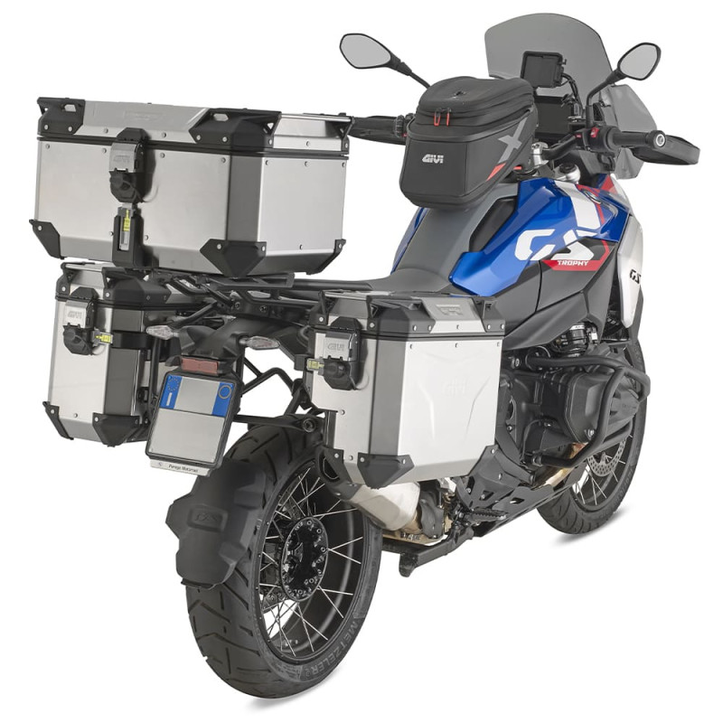 GIVI VALISE OUTBACK EVO 33L ALU DROITE A DEGAGEMENT SANS BARILLET (OBKEVS33AR)