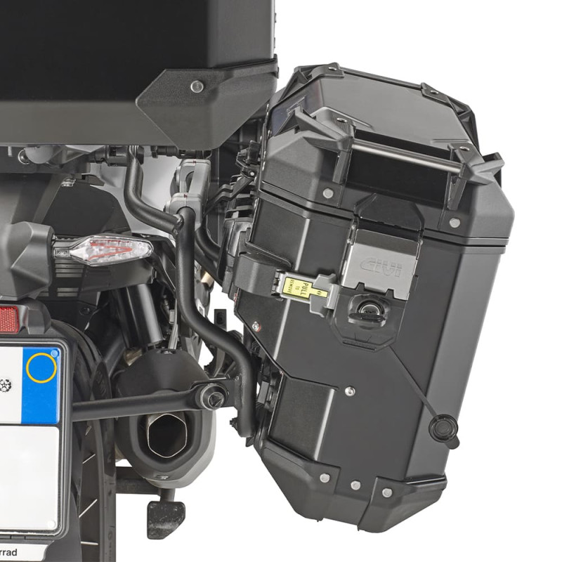 GIVI VALISE OUTBACK EVO 33L ALU DROITE A DEGAGEMENT SANS BARILLET (OBKEVS33AR)