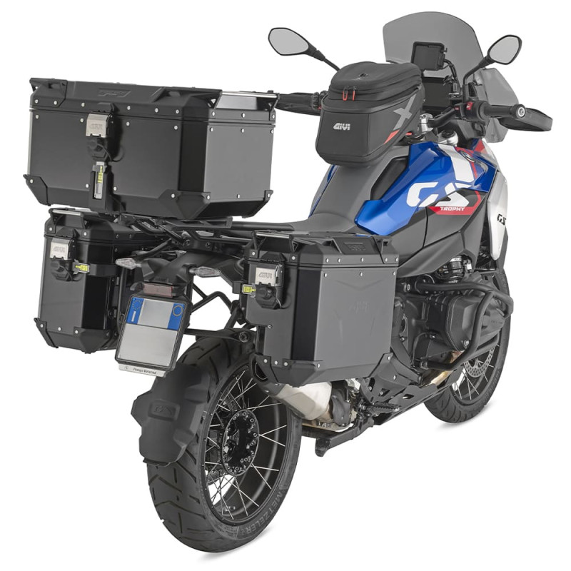 GIVI VALISE OUTBACK EVO 33L NOIR DROITE A DEGAGEMENT SANS BARILLET (OBKEVS33BR)