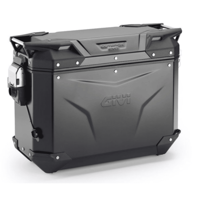 GIVI VALISE MONOKEY OUTBACK EVO 37L NOIR DROITE SANS BARILLET (OBKEV37BR)