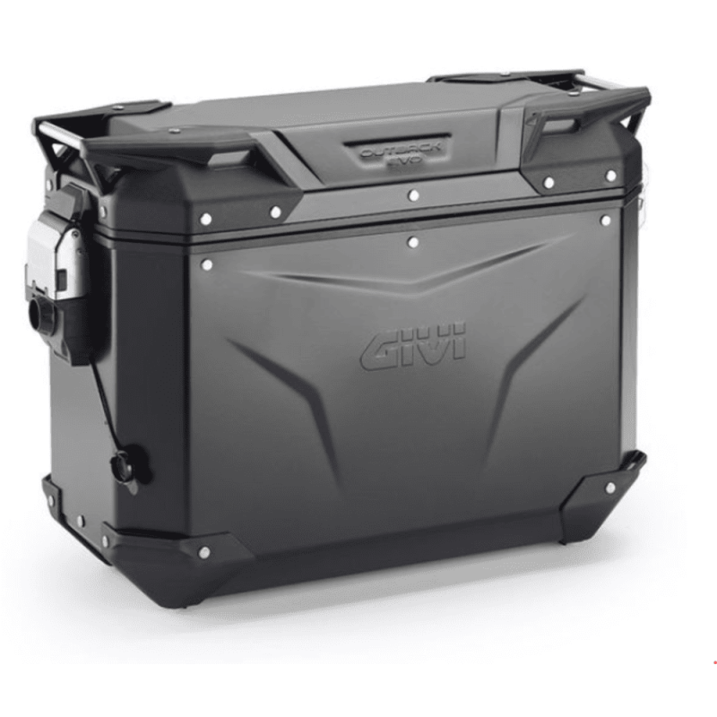 GIVI VALISE MONOKEY OUTBACK EVO 37L NOIR GAUCHE SANS BARILLET (OBKEV37BL)