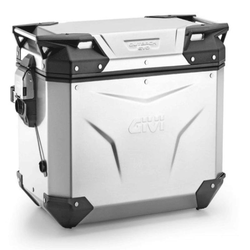 GIVI VALISE MONOKEY OUTBACK EVO 48L ALU GAUCHE SANS BARILLET (OBKEV48AL)