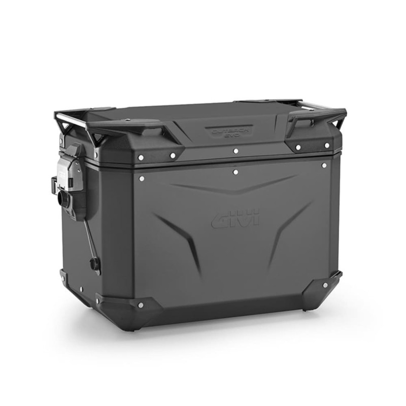 GIVI VALISE MONOKEY OUTBACK EVO 48L NOIR DROITE SANS BARILLET (OBKEV48BR)