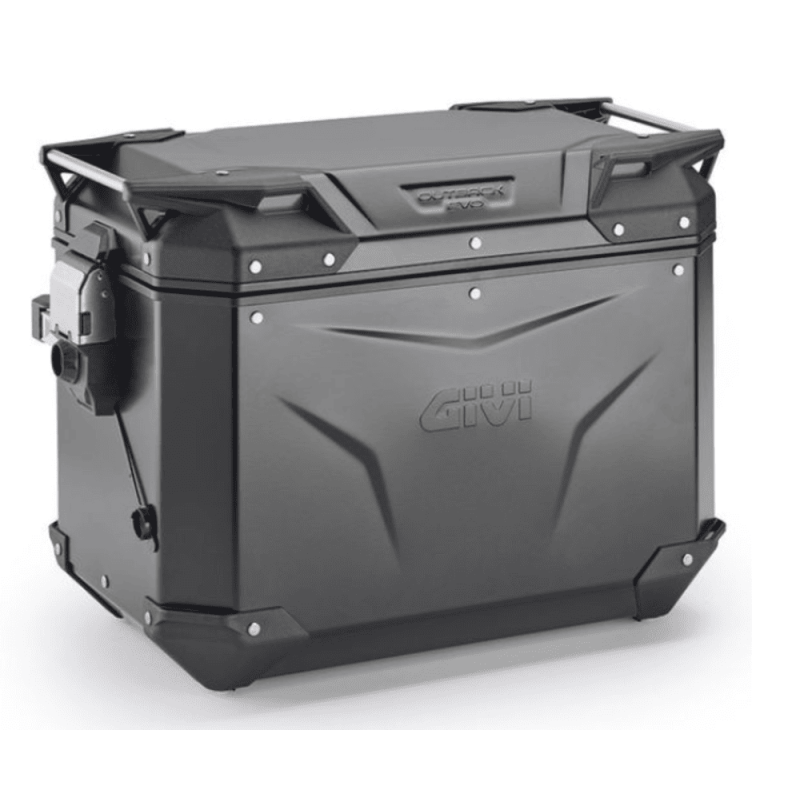 GIVI VALISE MONOKEY OUTBACK EVO 48L NOIR GAUCHE SANS BARILLET (OBKEV48BL)