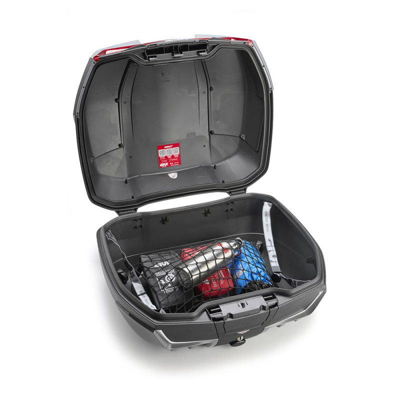 GIVI TOP CASE COUVERCLE MOULE NOIR BRILLANT ABS 58LT CATA ROUGE (V58NNB)
