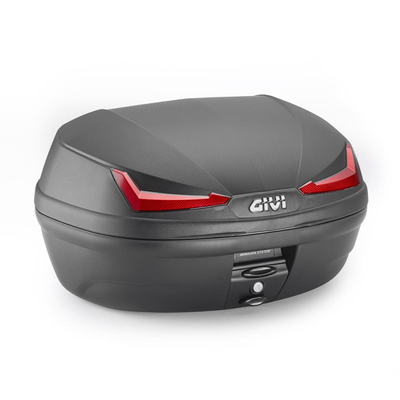 GIVI TOP CASE MONOLOCK SIMPLY CATAS ROUGE (E455N)