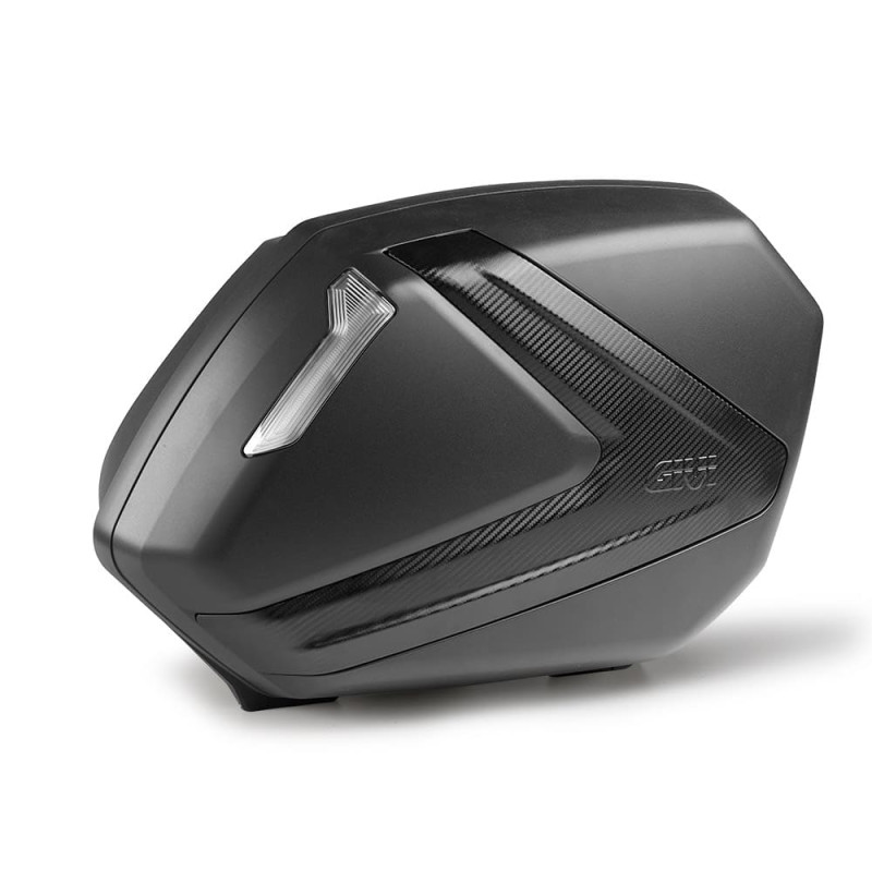 GIVI PAIRE DE VALISE MONOKEY 37L NOIR /CAR + CATADIOPTRE FUME (V37NNT)