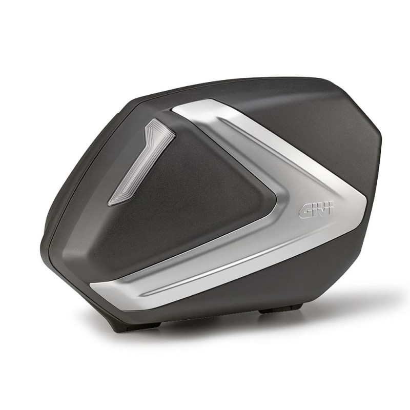 GIVI PAIRE DE VALISE MONOKEY 37L NOIR/ARGENT/FUME (V37NT)