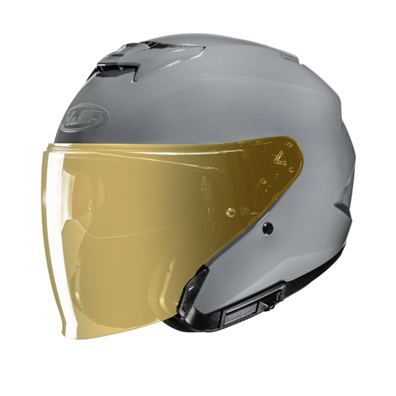 HJC CASQUE JET i31 GRIS NARDO AVEC MIROIR OR