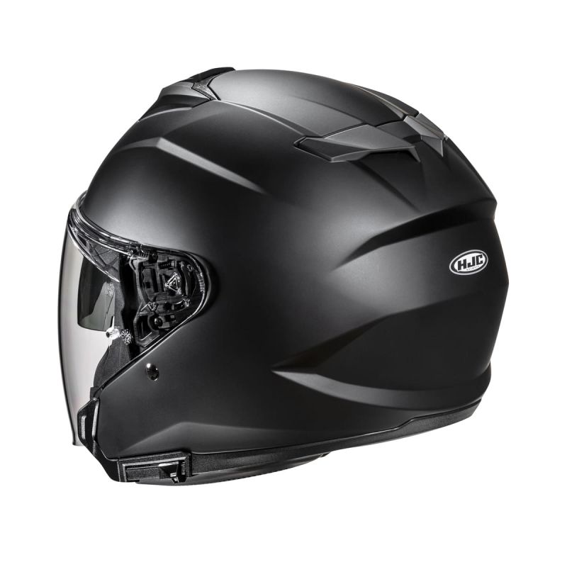 HJC CASQUE JET i31 MAT AVEC MIROIR ROUGE