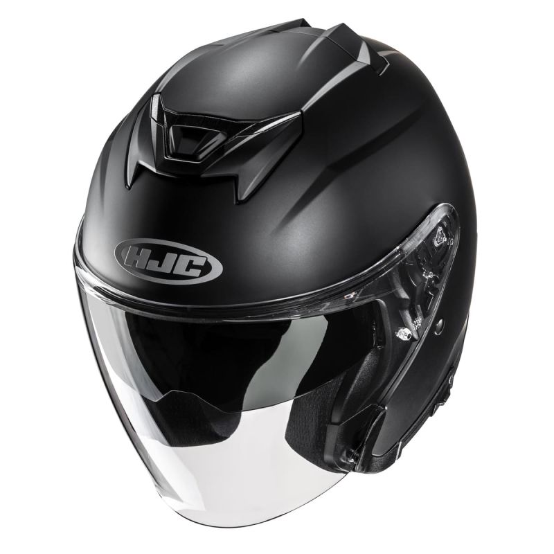 HJC CASQUE JET i31 MAT AVEC MIROIR BLEU