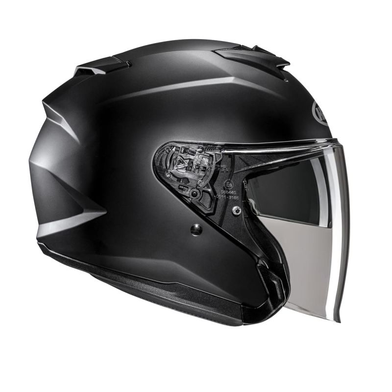 HJC CASQUE JET i31 MAT AVEC MIROIR BLEU