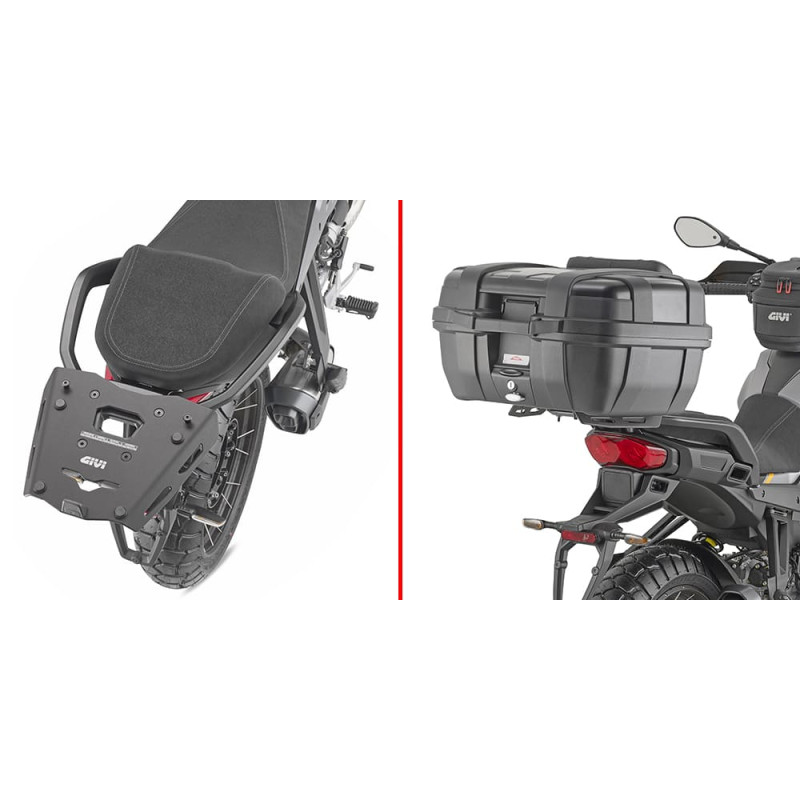 GIVI SUPPORT TOP CASE ALU MONOKEY MOTO GUZZI STELVIO (SRA8208)